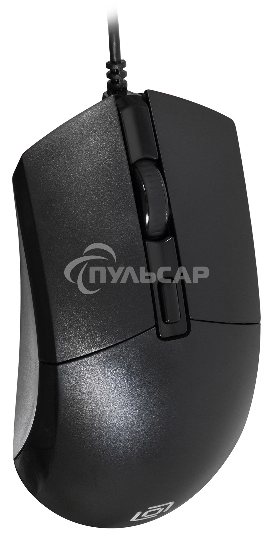 Мышь проводная Oklick 207M черный, 2400 dpi, USB, кнопки - 4