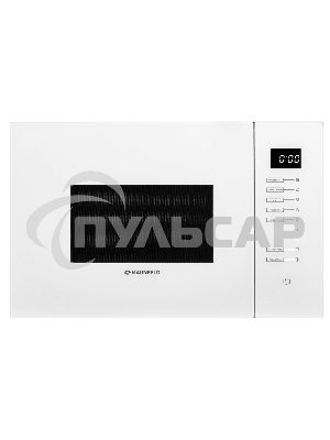 Микроволновая печь встраиваемая Maunfeld MBMO925SGW09 белый, 25 л, 900 Вт, переключатели - сенсор