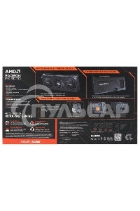 Видеокарта Gigabyte AMD Radeon RX 9070 GAMING OC, PCIe 5.0 16Gb GDDR6, 256 bit, 3 x DisplayPort, HDM, GPU 2070 MHz (GV-R9070GAMING OC-16GD)