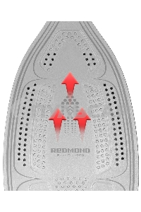 Утюг Redmond RI-C283 2400Вт красный/черный