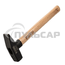 Молоток слесарный Denzel 800 г, кованый квадратный боек, буковая рукоятка