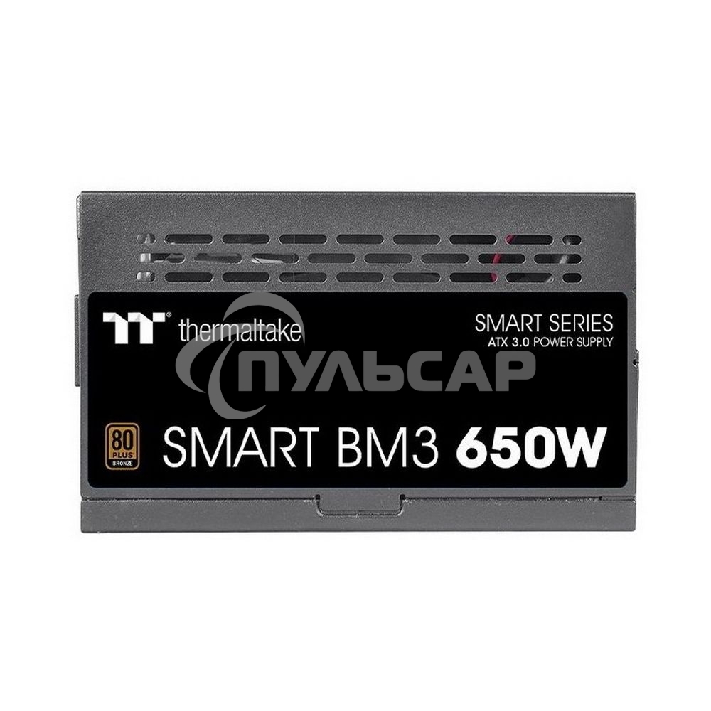 Блок питания Thermaltake Smart BM3 (PS-SPD-0650MNFABE-3), 650Вт, 80 PLUS Bronze, 120мм, модульный, черный
