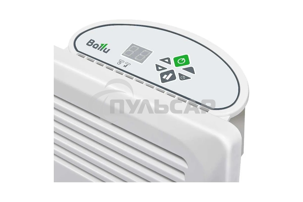 Конвектор Ballu Enzo BEC/EZER-1500 белый, 1500 Вт, 20 м2, термостат, дисплей