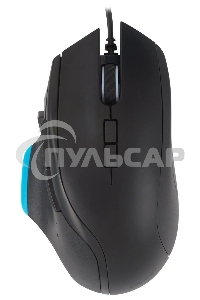 Мышь проводная Acer OMW123 черный, 6400 dpi, USB, кнопки - 8