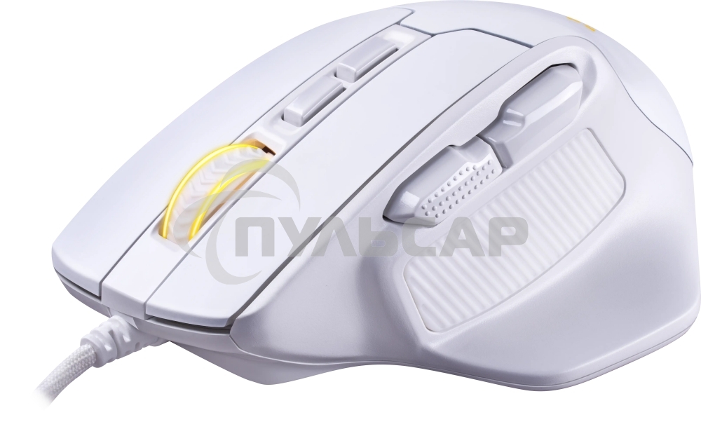 Мышь проводная REDRAGON Bullseye белый, 12400 dpi, USB, кнопки - 8