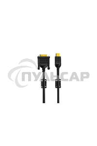 Кабель HDMI AM/DVI(24+1)M, 1.8м, CU, 1080P@60Hz, 2F, VCOM <CG484GD-1.8M>