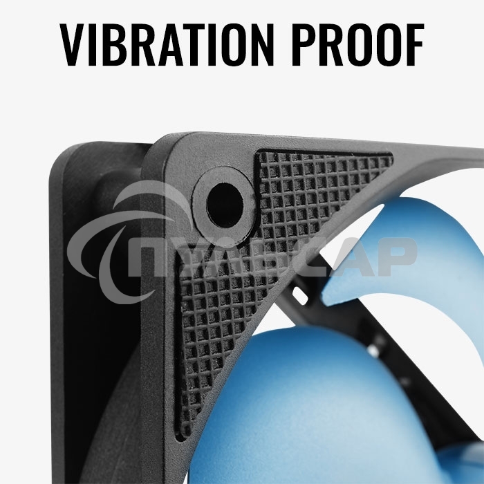 Вентилятор для корпуса AeroCool / Formula Motion 12 Plus черный, 120 мм, 1200 об/мин, 22.1 дБ, 3 pin