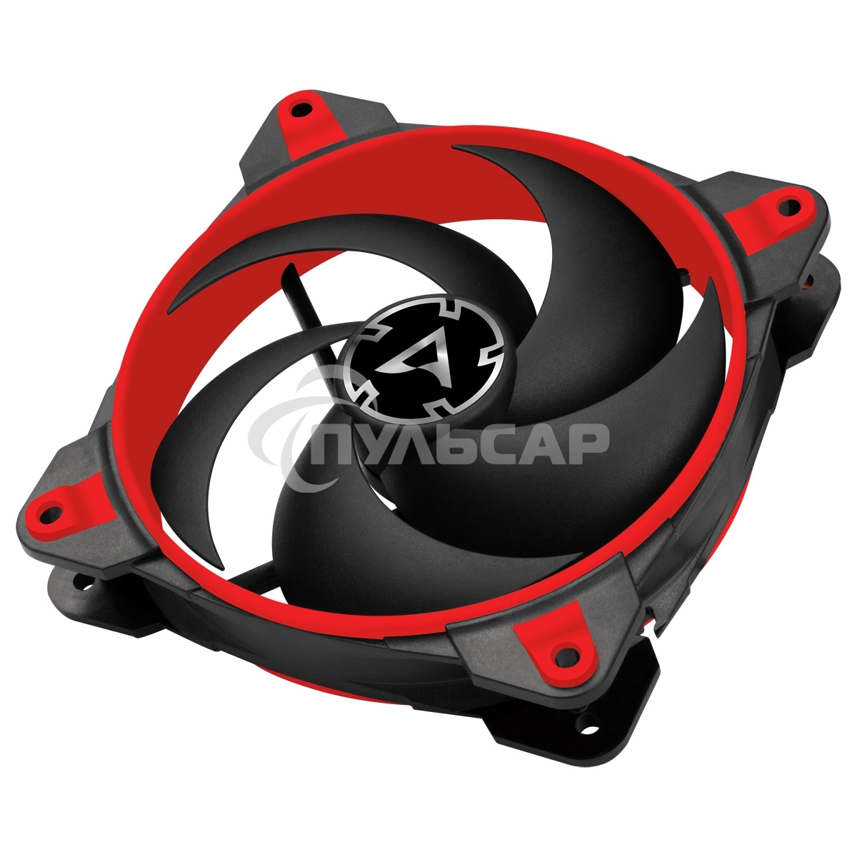 Вентилятор для корпуса Arctic BioniX P120 черный/красный, 120 мм, 2100 об/мин, 24 дБ, 4 pin
