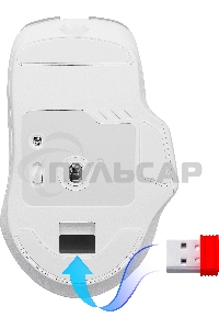Мышь беспроводная Defender Astro Elite GM-056 белый, 3200 dpi, радиоканал, USB, кнопки - 7