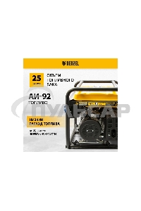 Электрогенератор бензиновый Denzel GE 7900, 6.5 кВт, 97 дБ, 74 кг