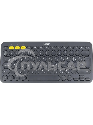 Клавиатура беспроводная Logitech K380, Bluetooth, темно-серый
