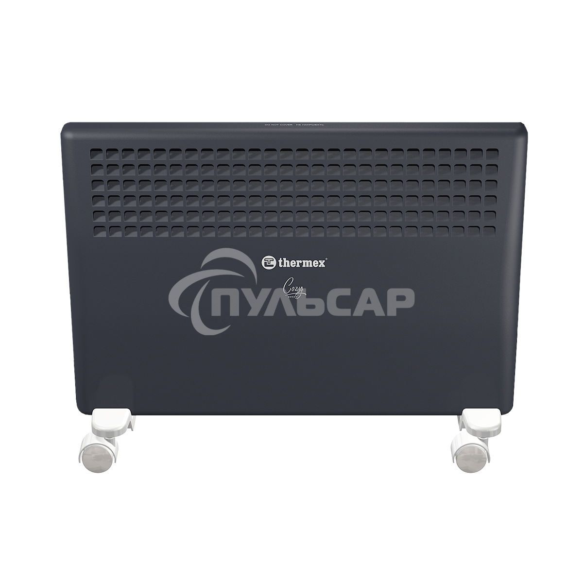 Конвектор Thermex Cozy 2 черный, 2000 Вт, 25 м2, термостат