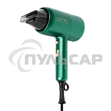 Фен для волос Galaxy Line GL 4359, изумрудный, 2100 Вт, 2 скорости потока воздуха, функция 