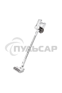 Пылесос вертикальный/ручной Polaris PVCS-5000 белый, питание от аккумулятора, 100 Вт, уборка сухая, пылесборник 0.5 л, время работы от АКБ max 40 мин