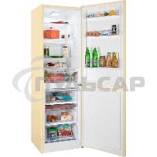 Холодильник Nordfrost NRB 152 E бежевый двухкамерный 205/115 л морозилка снизу