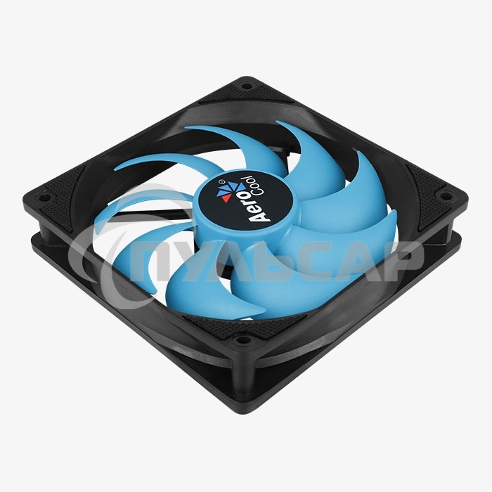 Вентилятор для корпуса AeroCool / Formula Motion 12 Plus черный, 120 мм, 1200 об/мин, 22.1 дБ, 3 pin