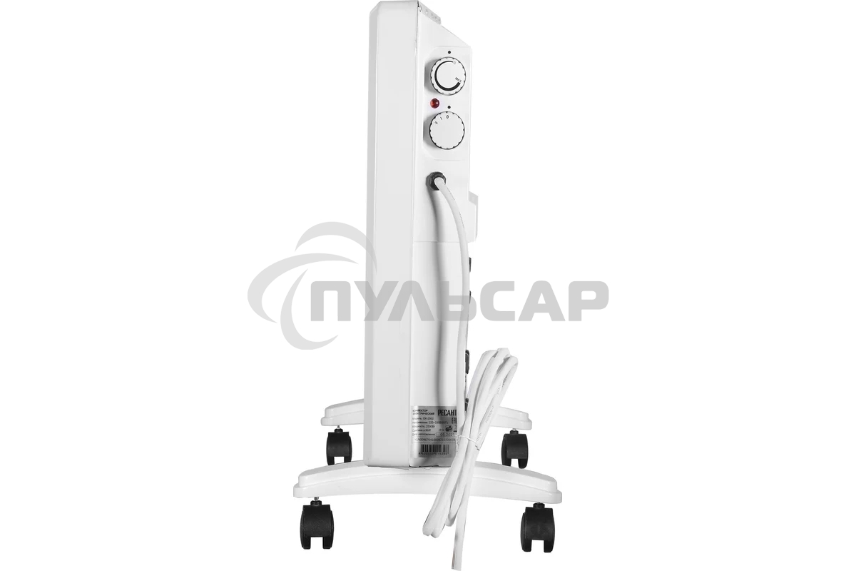 Конвектор Ресанта ОК-2500 белый, 2500 Вт, 30 м2, термостат