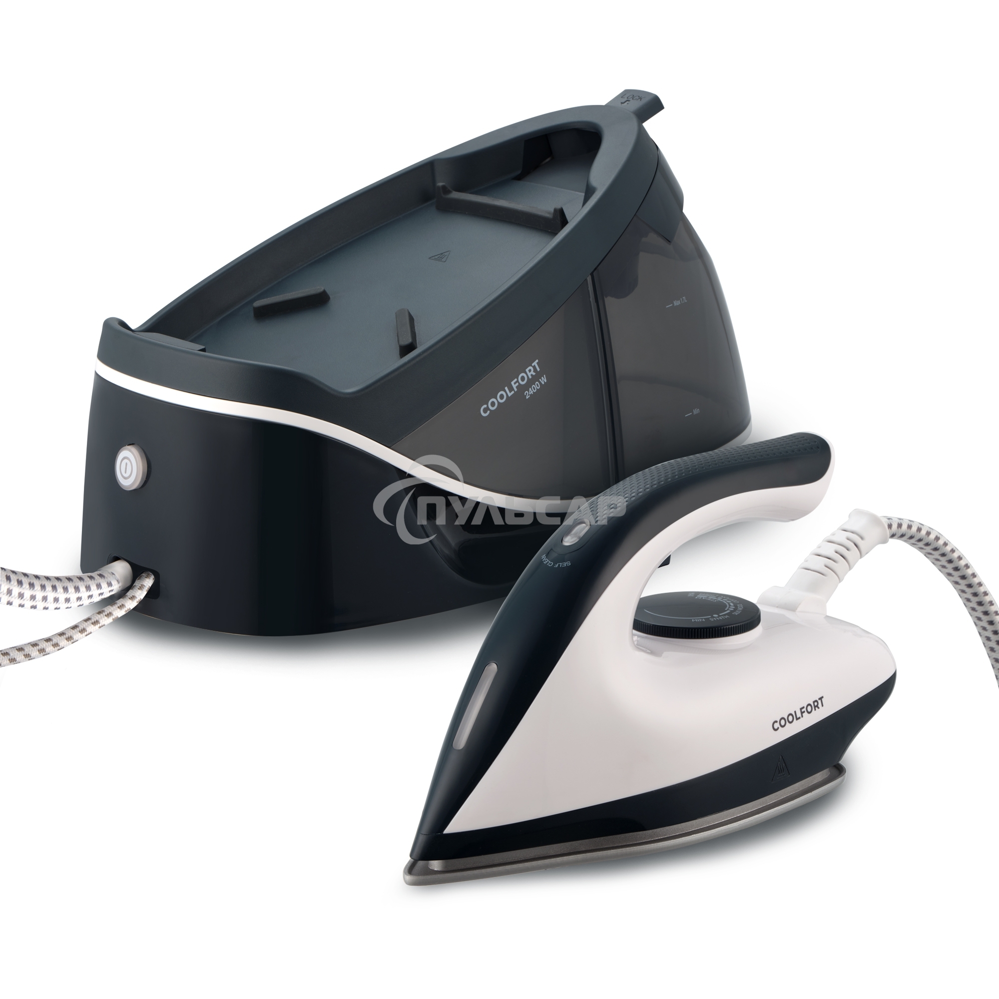 Парогенератор Coolfort CF-3420 2400Вт белый/серый