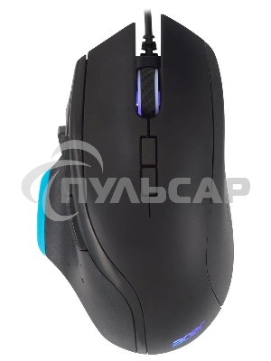 Мышь проводная Acer OMW123 черный, 6400 dpi, USB, кнопки - 8