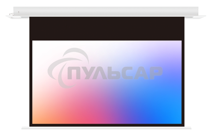 Встраиваемый экран с электроприводом Lumien Master Recessed Control 156х272 см (раб.область148х264 см) (119