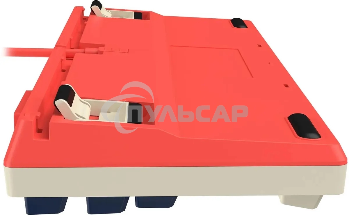 Клавиатура проводная A4Tech Bloody AT87 Proxy Boom USB бежевый/красный