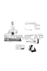 Пылесос вертикальный/ручной Polaris PVCS-5000 белый, питание от аккумулятора, 100 Вт, уборка сухая, пылесборник 0.5 л, время работы от АКБ max 40 мин