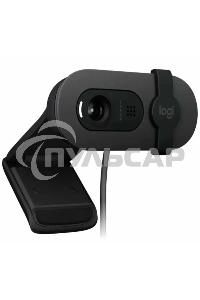 Веб-камера Logitech Brio 105 графитовый 2Mpix (1920x1080) USB2.0 с микрофоном для ноутбука (960-001590)