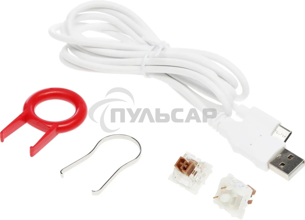 Клавиатура проводная Defender Deimos GK-303, USB, белый