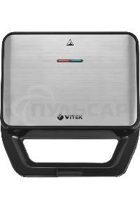 Вафельница Vitek VT-2626 850Вт черный/серебристый