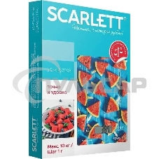 Весы кухонные электронные Scarlett SC-KS57P78 макс.вес:10кг красный/арбуз