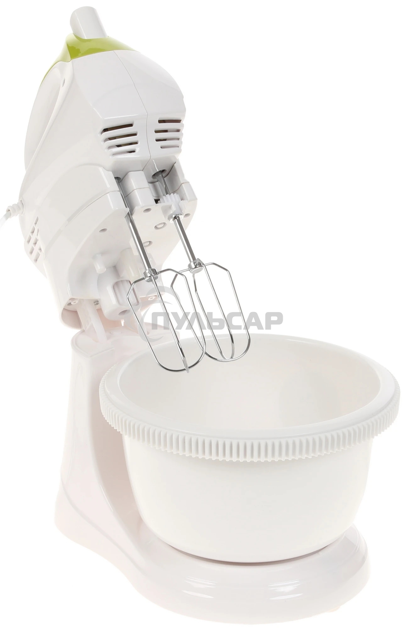 Миксер стационарный Centek CT-1119 белый/зеленый, 350 Вт