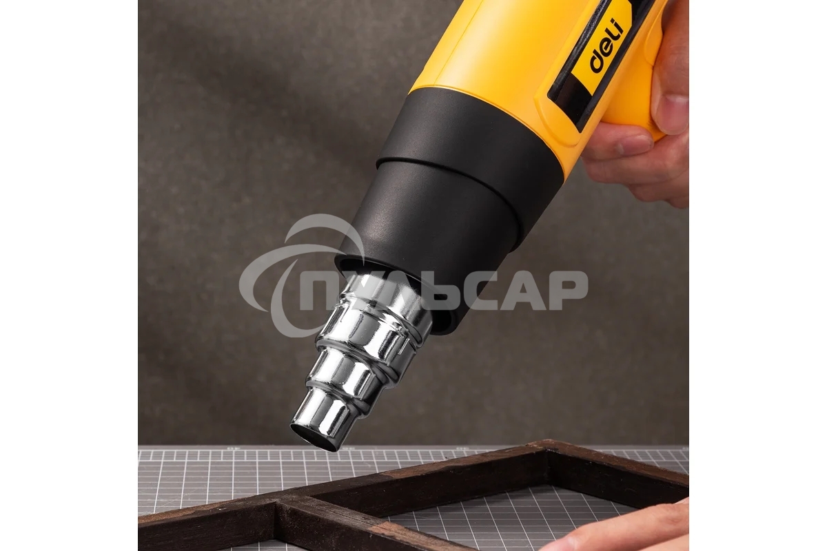 Фен технический Deli DL391202 (2000Вт, рабочая температура 100...650 град.)