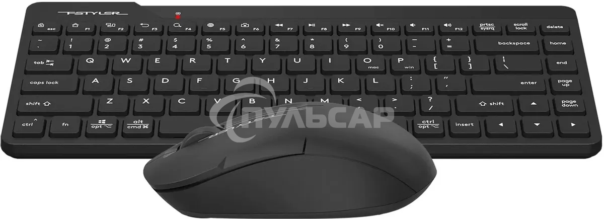 Комплект клавиатура + мышь A4Tech Fstyler FG2200 Air2 клав:черный мышь:черный USB беспроводная slim
