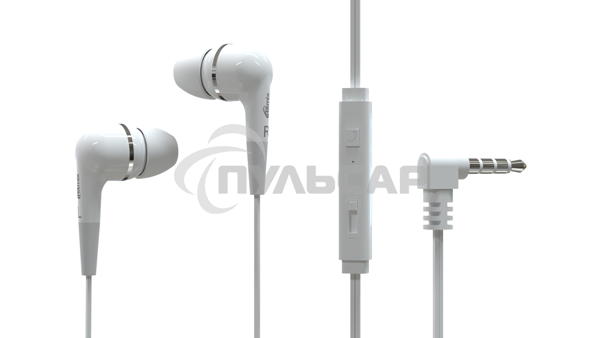 Наушники RITMIX RH-112M белый
