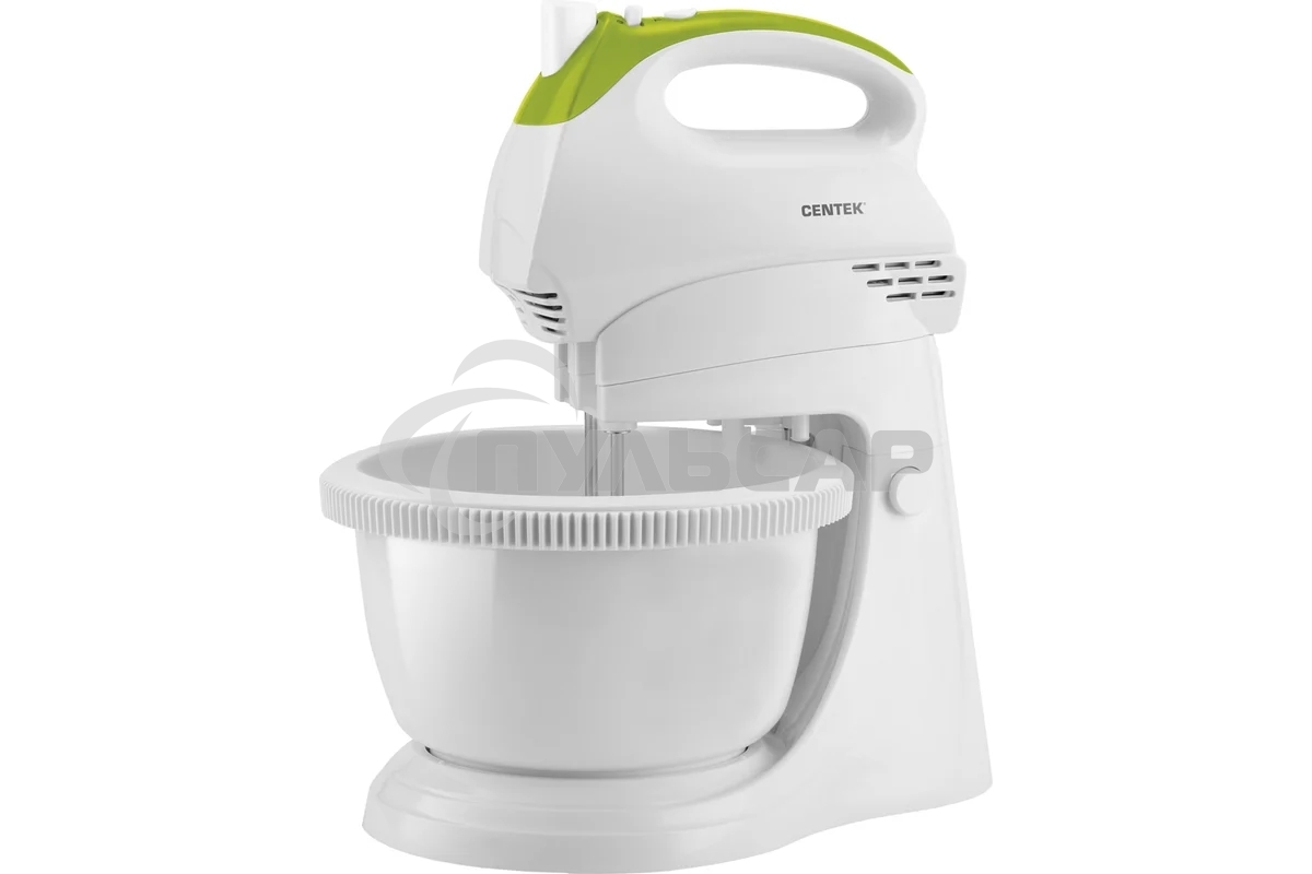 Миксер стационарный Centek CT-1119 белый/зеленый, 350 Вт