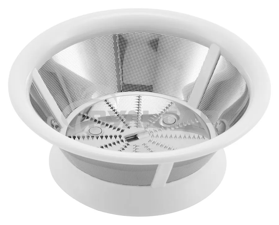 Соковыжималка центробежная Hyundai HY-JE1615 500Вт рез.сок.:400мл. белый/зеленый