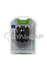 Мышь беспроводная HIPER HOMW-101-BT черный, 1600 dpi, радиоканал, USB, кнопки - 4