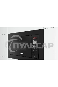 Микроволновая печь встраиваемая Bosch BFL623MB3 черный, 20 л, 800 Вт, переключатели - поворотный механизм/сенсор