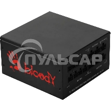 Блок питания Bloody BD-PS1250P, 1250 Вт, 80 PLUS Platinum, 140мм, модульный, черный
