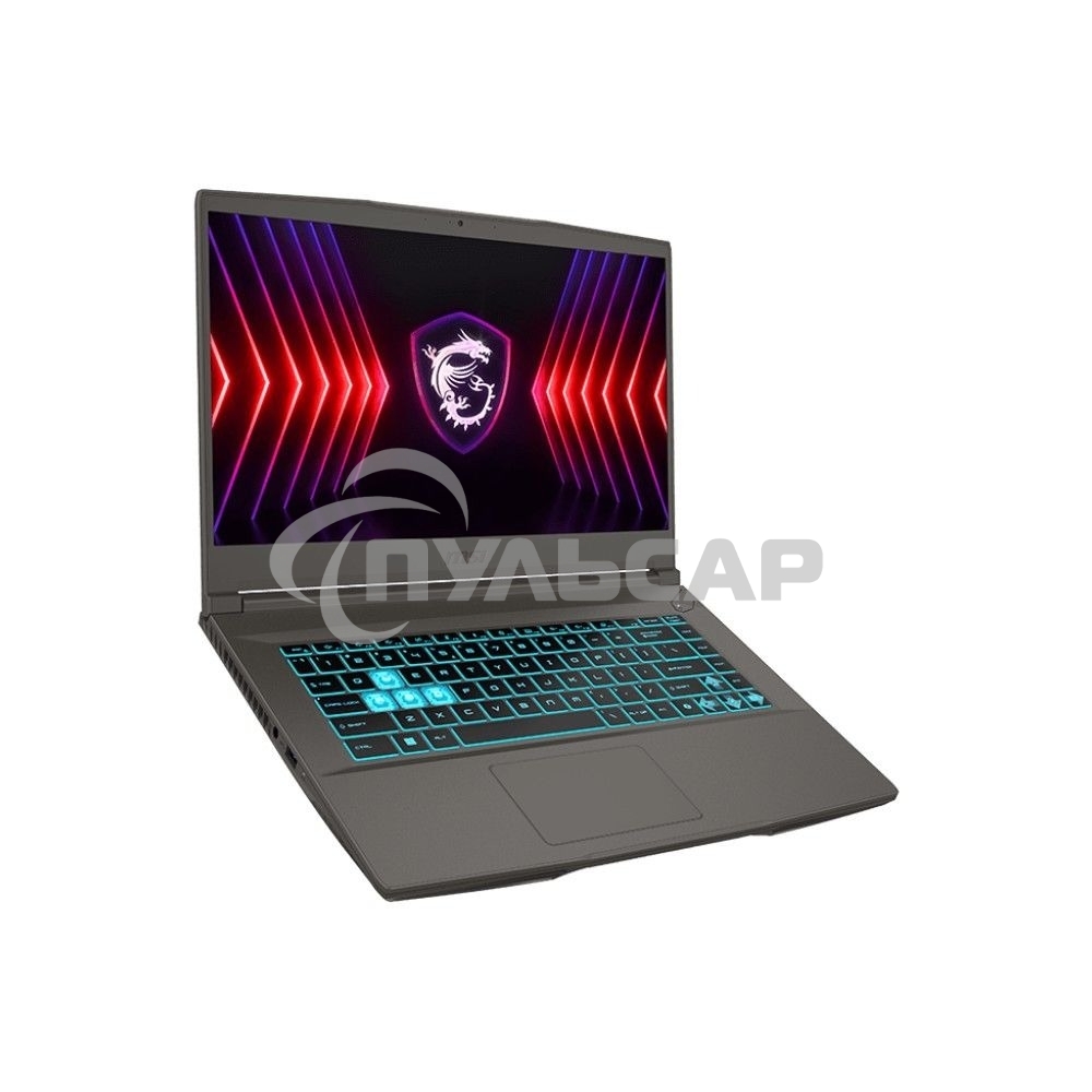 Ноутбук MSI Thin 15 B12UC-3255XRU серый Intel Core i5-12450H/16Gb/SSD1Tb/RTX 3050 4Gb/15.6