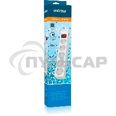 Сетевой фильтр Smartbuy (SBSP-5-30-W) 5 гн х 3,0 м белый