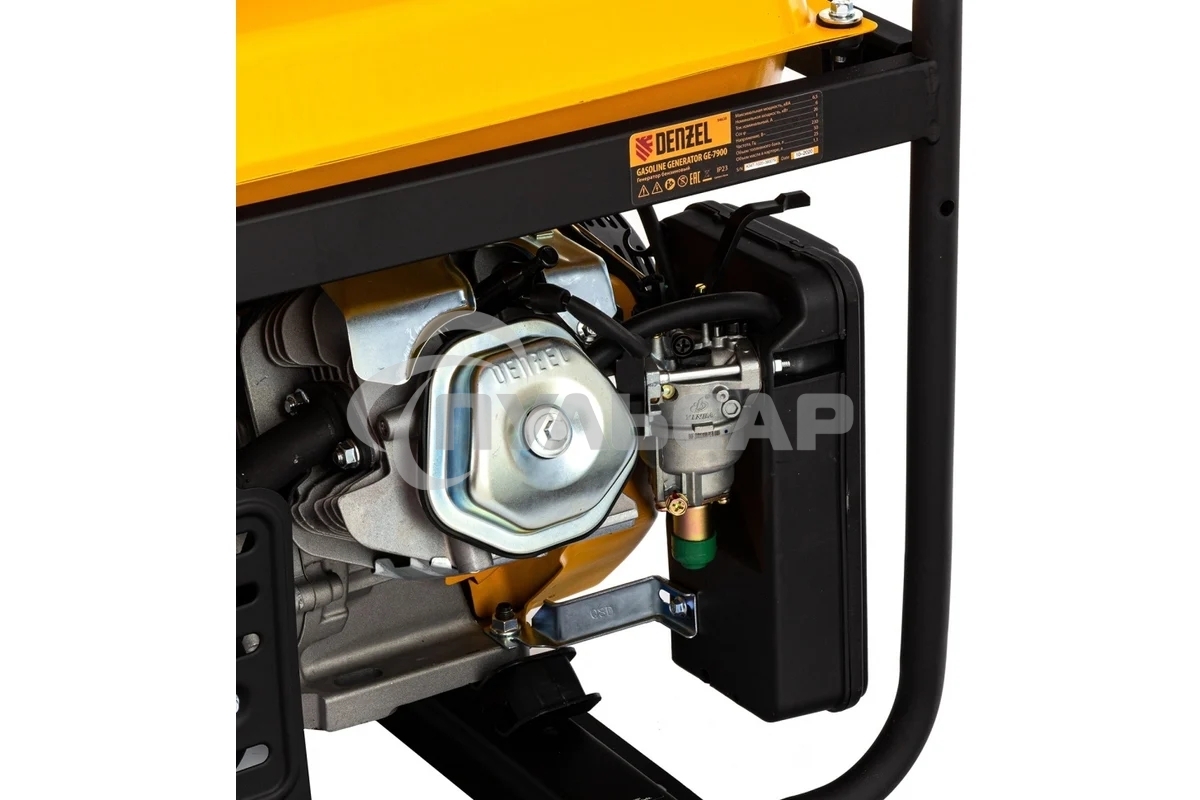 Электрогенератор бензиновый Denzel GE 7900, 6.5 кВт, 97 дБ, 74 кг