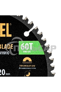 Пильный диск по алюминию Denzel ф165 х 20 мм, 60 зубьев 733747