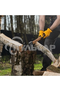 Топор кованый Denzel 900 г, американский тип, буковая рукоятка, 430мм, EFP