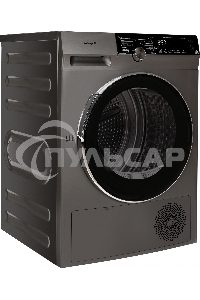 Сушильная машина Weissgauff WD 599 DC Inverter Heat Pump серебристый, 9 кг, сушка - тепловой насос, программ - 14, 59.5 x 84.5 x 64 см