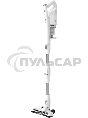 Пылесос вертикальный Coolfort CF-3004 белый, питание от аккумулятора, 150 Вт, уборка сухая/влажная, пылесборник 0,5 л, работа от АКБ max 30 мин.
