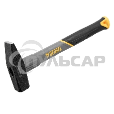 Молоток слесарный Denzel 600 г, кованый, фибергласовая рукоятка c TPR покрытием