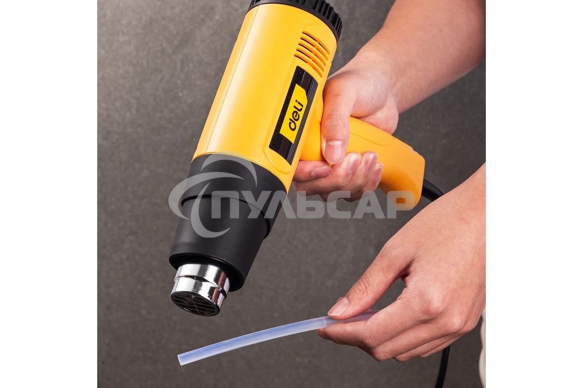 Фен технический Deli DL391202 (2000Вт, рабочая температура 100...650 град.)
