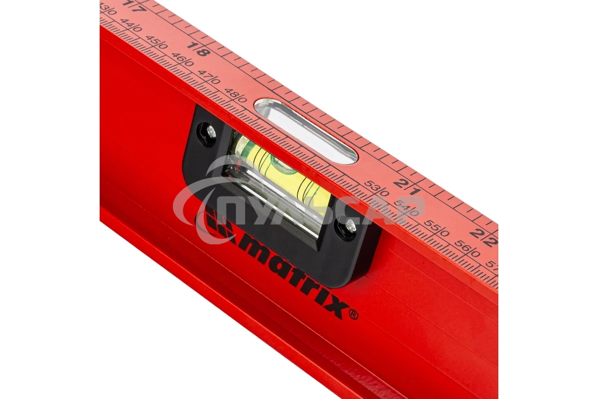 Усиленный алюминиевый уровень Matrix 1000 мм Рельс