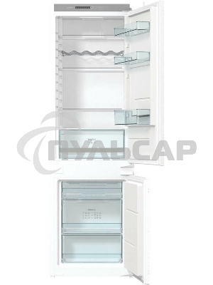 Встраиваемый холодильник Gorenje NRKI418FA0 белый, двухкамерный, 180/68 л., морозилка снизу, No Frost